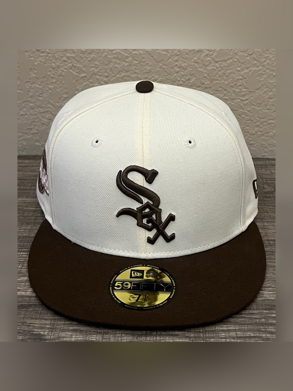 New Era Chicago White Sox Logo Fitted Cap Size-7 1/8